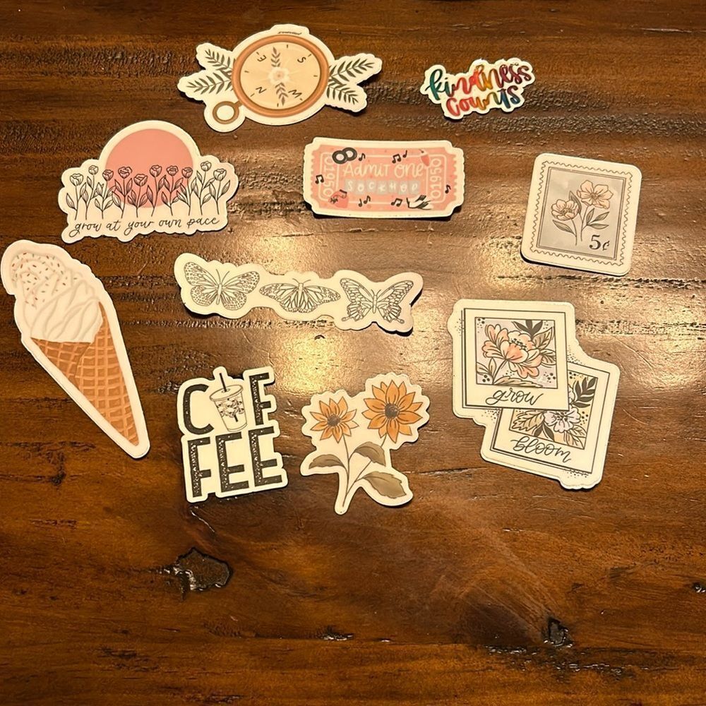 Bundle of 10 stickers all new